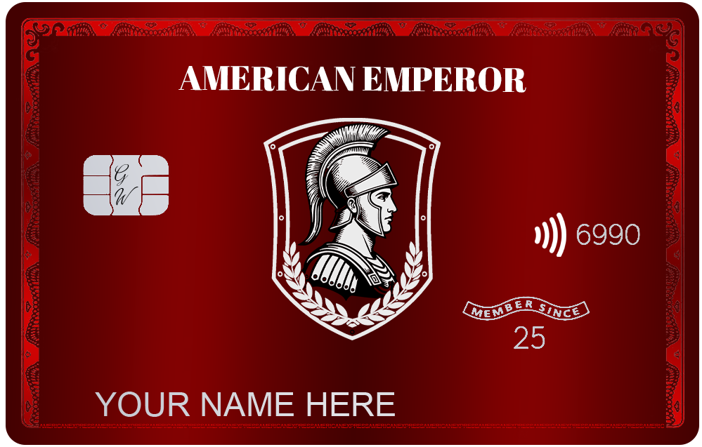 Silver Titanium Metal Card